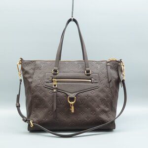 Louis Vuitton Lumineuse Brown Monogram Leather Shoulder Bag